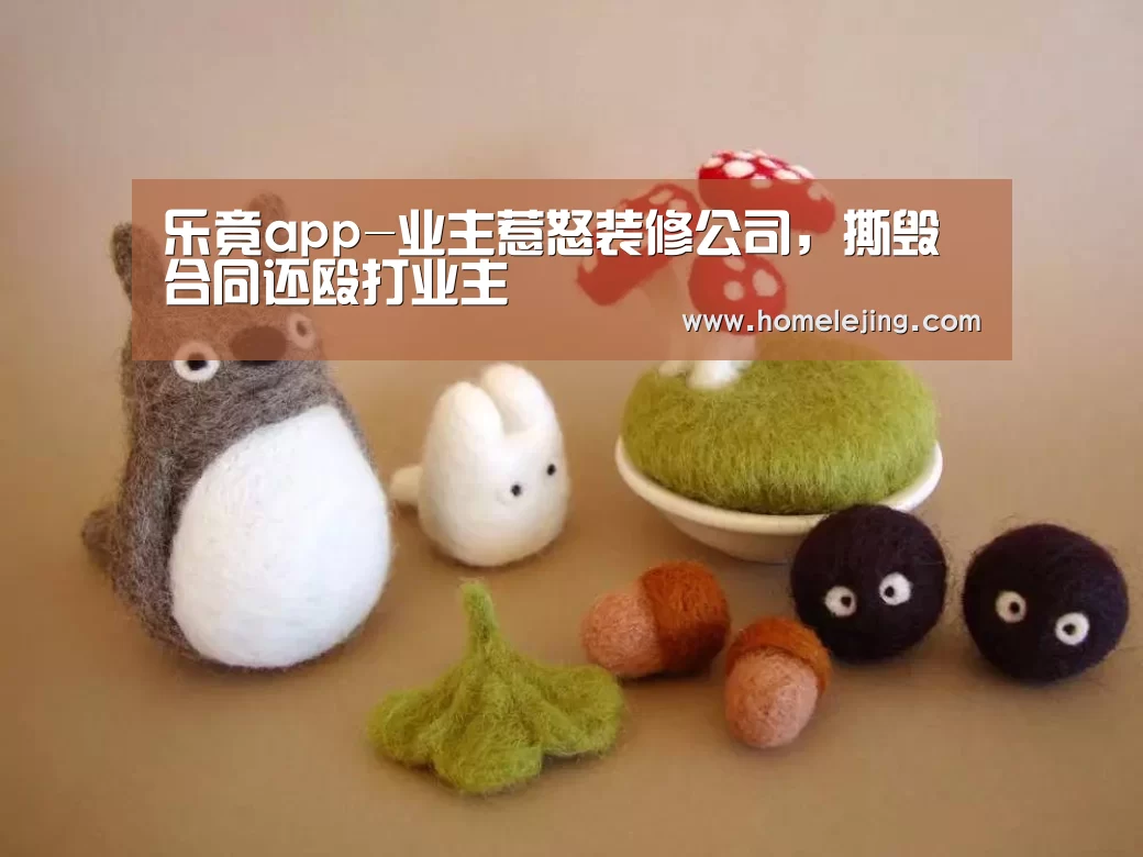 乐竟app-业主惹怒装修公司,撕毁合同还殴打业主(图2) 乐竟官网平台